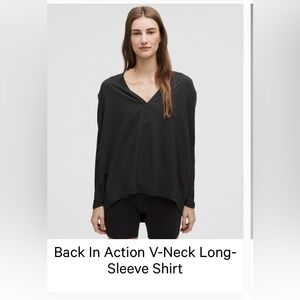 Lululemon Back In Action Long Sleeve